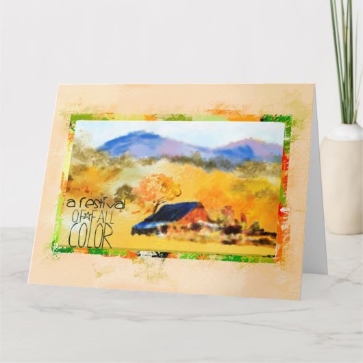 Colorado im Herbst Grußkarte Karte (Vorderseite)