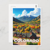 Colorado im Herbst Postkarte (Vorne/Hinten)