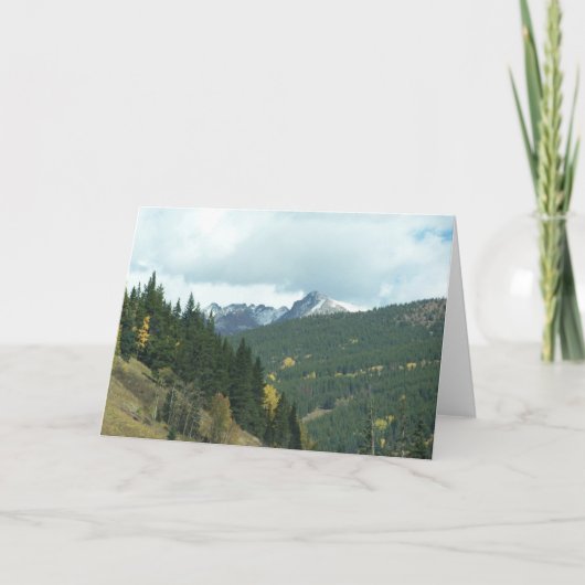 Colorado in the Fall Karte (Vorderseite)