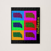 Colorado Indiana Staat Pop Puzzle (Vertikal)