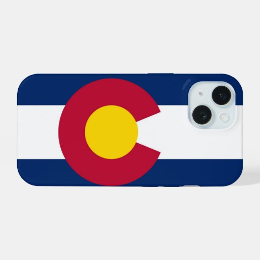 Colorado iPhone 15 Hülle (Rückseite (Horizontal))