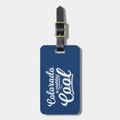 Colorado ist Hübsch Cool Gepäckanhänger (Vorderseite vertikal)