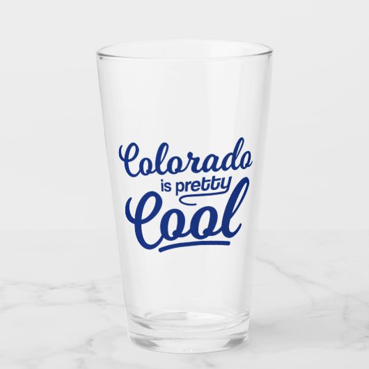 Colorado ist Hübsch Cool Glas (Vorderseite)