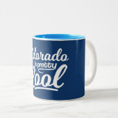 Colorado ist Hübsch Cool Zweifarbige Tasse (VorderseiteRechts)