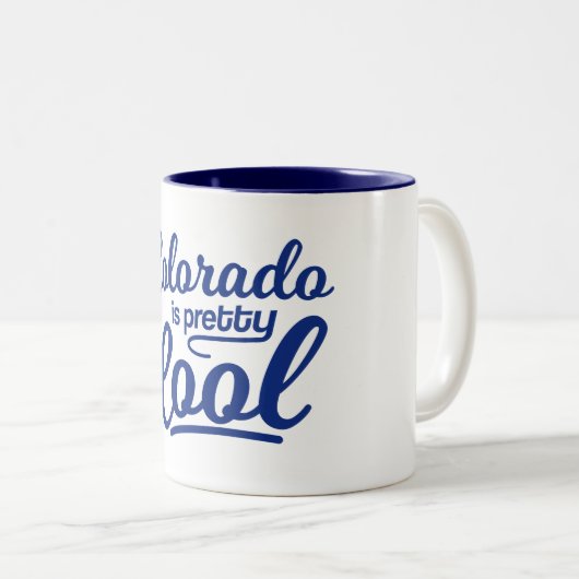 Colorado ist Hübsch Cool Zweifarbige Tasse (VorderseiteRechts)