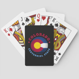 COLORADO-JAHRESTAGS-STaatsFLAGGE Spielkarten