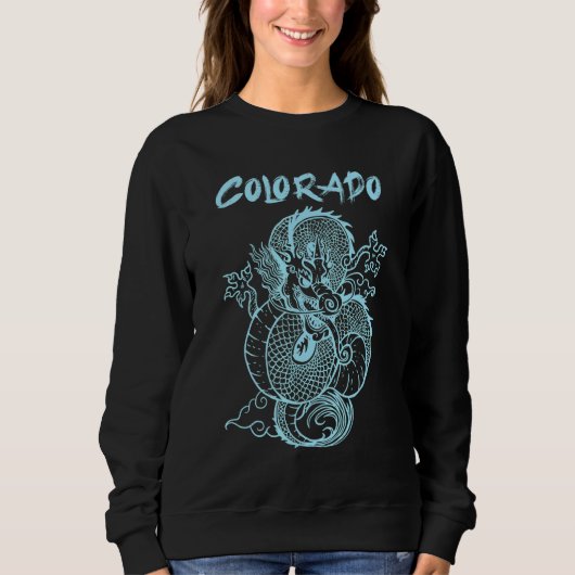 Colorado Japanischer Drache Sweatshirt (Vorderseite)