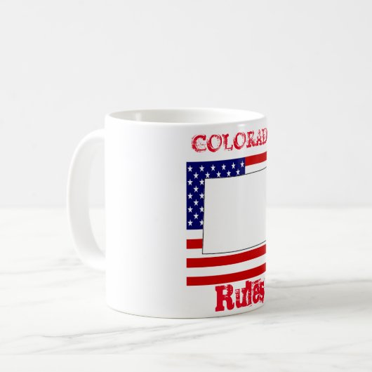 COLORADO KAFFEETASSE (Vorderseite Links)