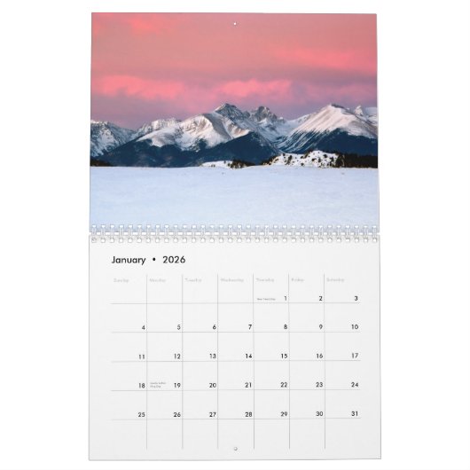 Colorado Kalender (Jan 2026)