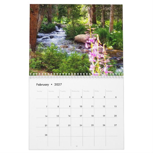 Colorado-Kalender Kalender (Feb 2027)