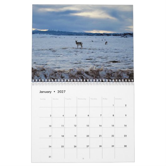 Colorado-Kalender Kalender (Jan 2027)