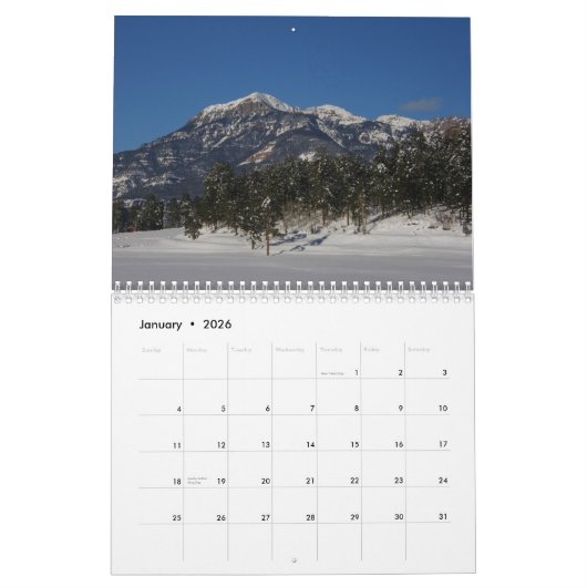 Colorado-Kalender Pagosa Land 2012 - 2013 Kalender (Jan 2026)