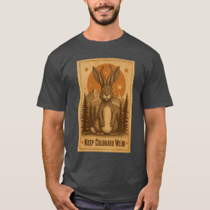 Colorado-Kaninchen mit Tentakeln - Bewahre Colorad T-Shirt