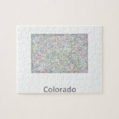 Colorado-Karte Puzzle (Horizontal)