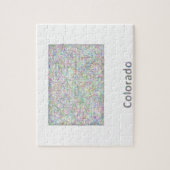 Colorado-Karte Puzzle (Vertikal)