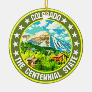 Colorado Keramik Ornament