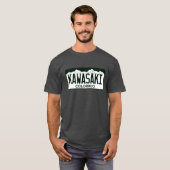 Colorado-Kfz-Kennzeichen: Kawasaki T-Shirt (Vorne ganz)