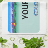 Colorado-Kfz-Kennzeichen - modern Handtuch (Gefaltet)