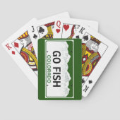 Colorado-Kfz-Kennzeichen Spielkarten (Rückseite)