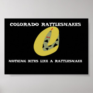 Colorado-Klapperschlangen Poster