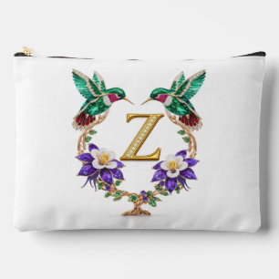 Colorado Kolibri & Akelei Brief Z Hochzeit Zubehörtasche