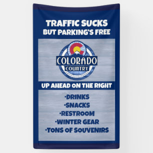 Colorado-Land-Verkehrs-Parkfahne Banner