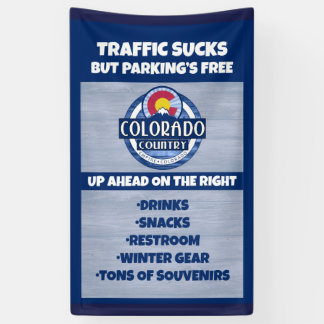 Colorado-Land-Verkehrs-Parkfahne Banner