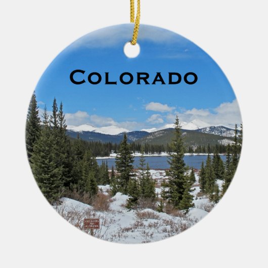 Colorado Landschaft Ornament (Vorne)