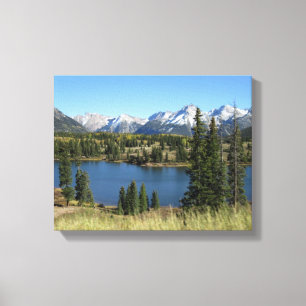 Colorado Landschaftlich Premium Wrapped Canvas (Gl Leinwanddruck