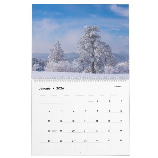 COLORADO-Landschaftlicher Kalender 2021 (Jan 2026)