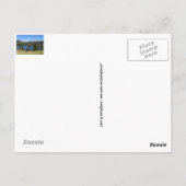 Colorado Landschaftlicher See & Berge Postkarte (Rückseite)
