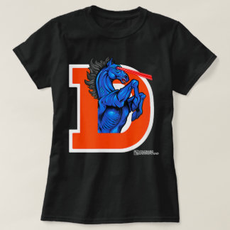 Colorado legendäres Blucifer-Dämonenpferd in Denve T-Shirt