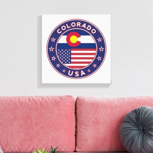 Colorado Leinwanddruck (Insitu (Wohnzimmer))