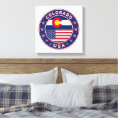 Colorado Leinwanddruck (Insitu (Schlafzimmer))