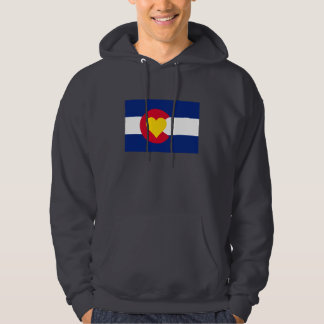 Colorado-Liebe-Flagge Hoodie