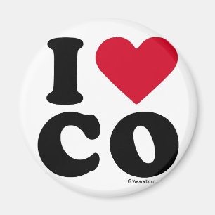 COLORADO - LIEBE I COLORADO I-LIEBE-CO MAGNET