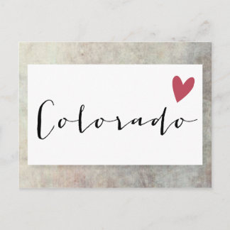 Colorado-Liebe Postkarte