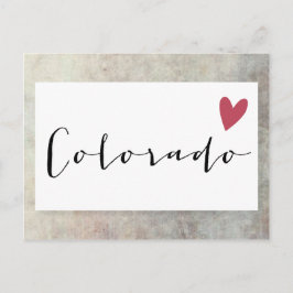 Colorado-Liebe Postkarte