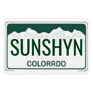 Colorado Lizenzplatte flexibel Magnet