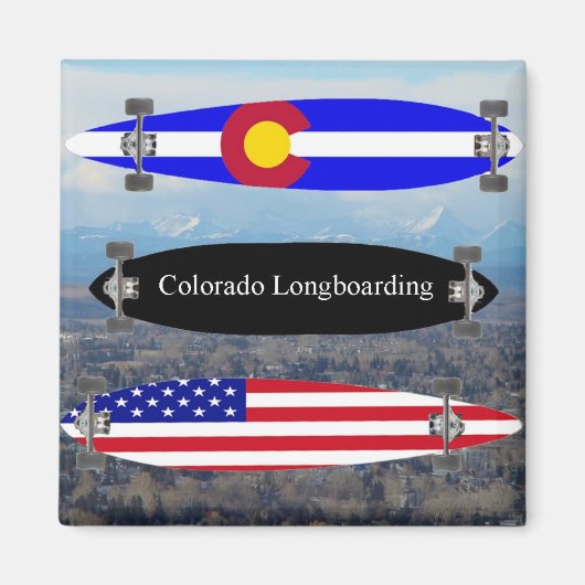 Colorado Longboarding Magnet (Vorne)