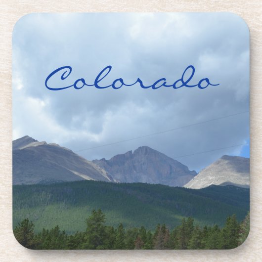 Colorado Longs Peak Cork Untersetzer (Vorderseite)