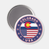 Colorado Magnet (Vorderseite/Rückseite)