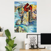 Colorado Malerische Landschaft, Kristallmühle Poster (Heimbüro)