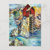 Colorado Malerische Landschaft, Kristallmühle Postkarte (Vorderseite)