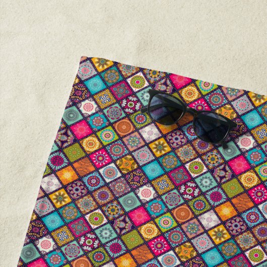 Colorado mandala marokkanischer Art Beach Style Strandtuch (Beispiel)