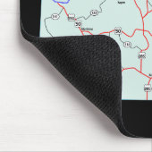 Colorado Map Mousepad (Ecke)