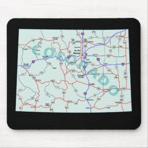 Colorado Map Mousepad