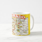 Colorado Map-Tasse Kaffeetasse (VorderseiteRechts)
