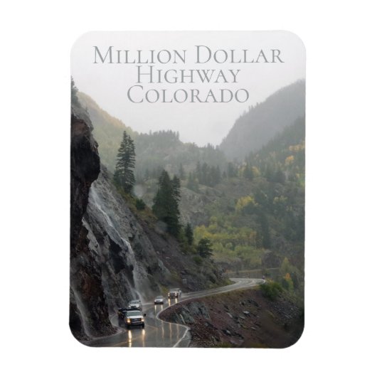 Colorado Million Dollar Highway Magnet (Vertikal)