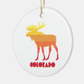 Colorado Moose Keramik Ornament (Links)